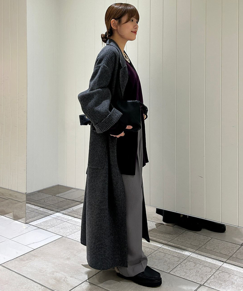 「SLOBE IENA」 スラックス 38 グレー レディースの画像