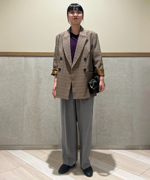 「SLOBE IENA」 スラックス 38 グレー レディースの画像