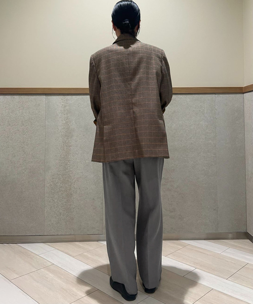 「SLOBE IENA」 スラックス 38 グレー レディースの画像