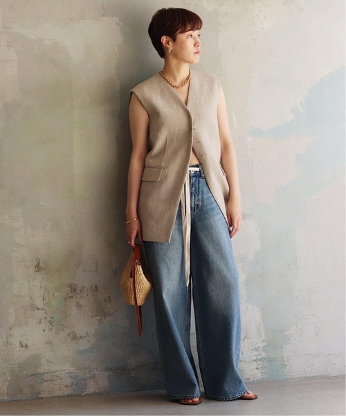 「Plage」 デニムパンツ 36 ブルー レディースの画像