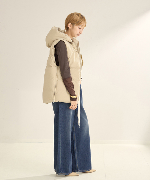 「Plage」 デニムパンツ 36 ブルー レディースの画像