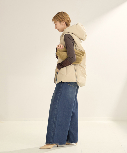 「Plage」 デニムパンツ 36 ブルー レディースの画像