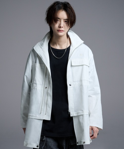 ADRER（アドラー） ライダースジャケット LARGE ホワイト メンズ