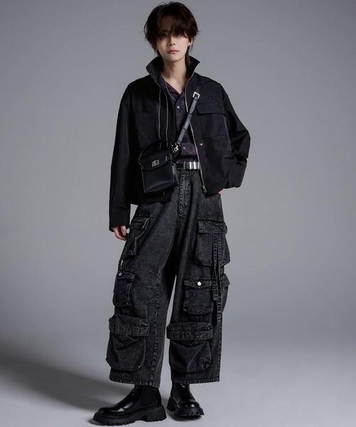 「ADRER」 ライダースジャケット LARGE ホワイト メンズの画像