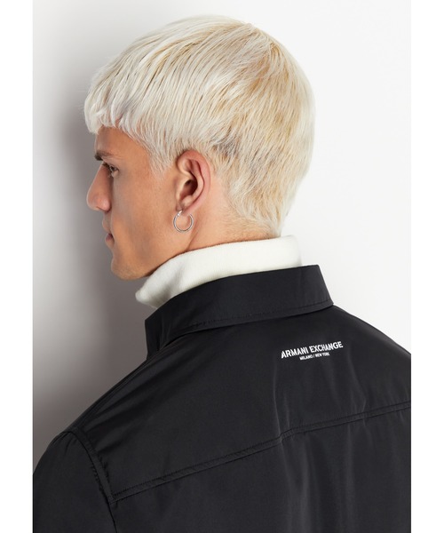 「ARMANI EXCHANGE」 ジャケット LARGE ブラック メンズの画像