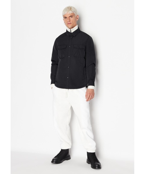 「ARMANI EXCHANGE」 ジャケット LARGE ブラック メンズの画像