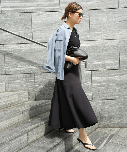 スカート 「Raspail/ラスパイユ」 Flared Skirtの画像