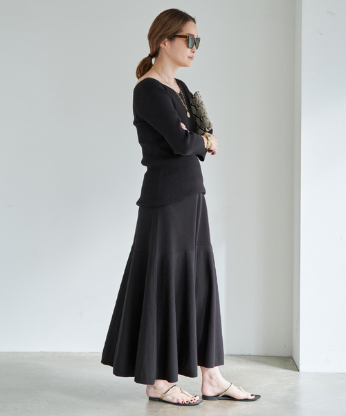 スカート 「Raspail/ラスパイユ」 Flared Skirtの画像