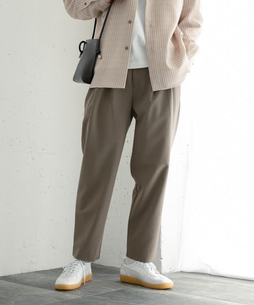 「SENSE OF PLACE by URBAN RESEARCH」 クロップドパンツ MEDIUM チャコールグレー メンズ_画像3