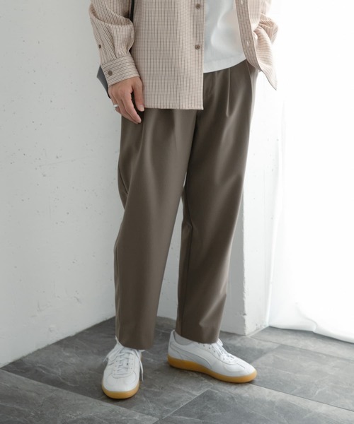 「SENSE OF PLACE by URBAN RESEARCH」 クロップドパンツ MEDIUM チャコールグレー メンズ_画像4