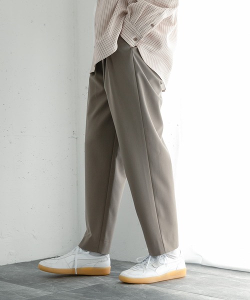 「SENSE OF PLACE by URBAN RESEARCH」 クロップドパンツ MEDIUM チャコールグレー メンズ_画像6
