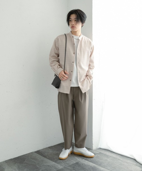 「SENSE OF PLACE by URBAN RESEARCH」 クロップドパンツ MEDIUM チャコールグレー メンズ_画像8