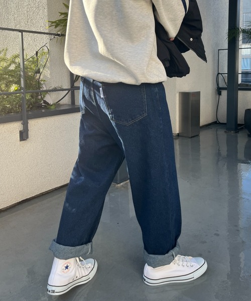 「BROKEN BASE」 デニムパンツ LARGE ブルー メンズ_画像7