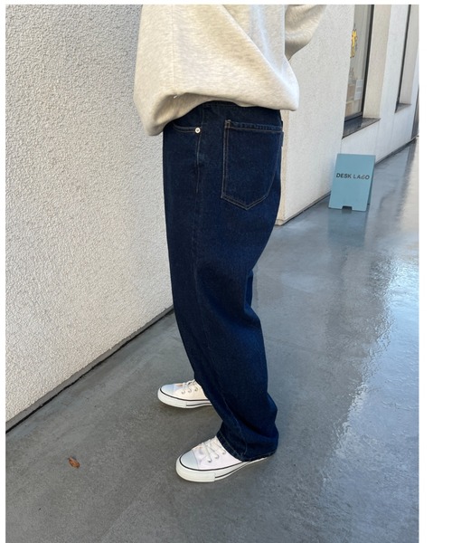 「BROKEN BASE」 デニムパンツ LARGE ブルー メンズ_画像9