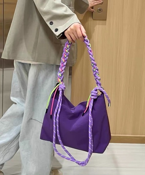 FINEnough ショルダーバッグ バッグ カラフル紐ショルダーバッグ