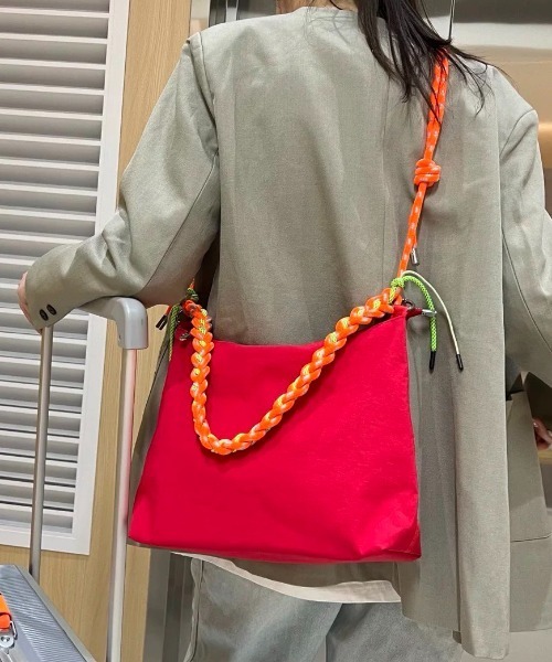 FINEnough ショルダーバッグ バッグ カラフル紐ショルダーバッグ 