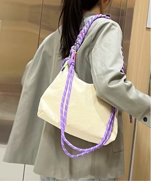 FINEnough ショルダーバッグ バッグ カラフル紐ショルダーバッグ
