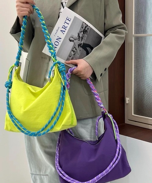 FINEnough ショルダーバッグ バッグ カラフル紐ショルダーバッグ