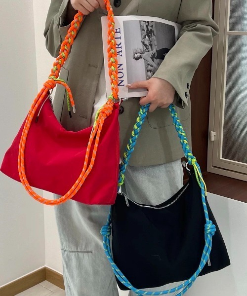 FINEnough ショルダーバッグ バッグ カラフル紐ショルダーバッグ