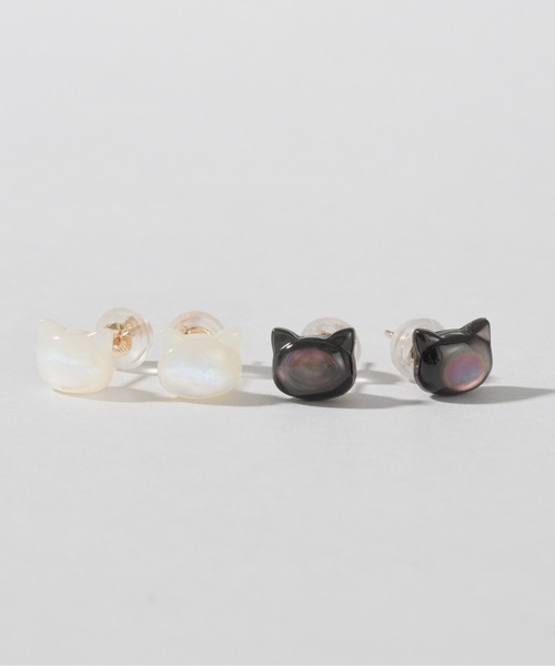 「Jewel closet by L&Co.」 ピアス(両耳用) FREE ブラック レディース_画像2