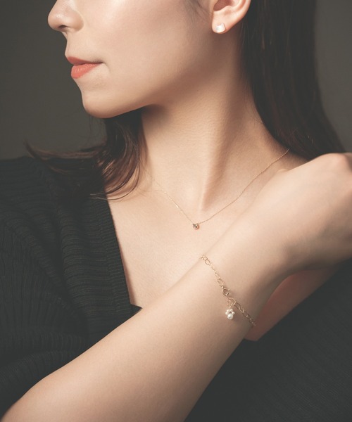 「Jewel closet by L&Co.」 ピアス(両耳用) FREE ブラック レディース_画像6