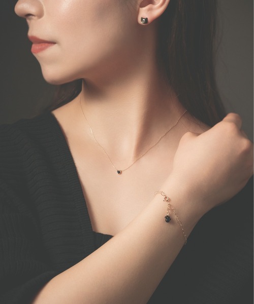 「Jewel closet by L&Co.」 ピアス(両耳用) FREE ブラック レディース_画像7