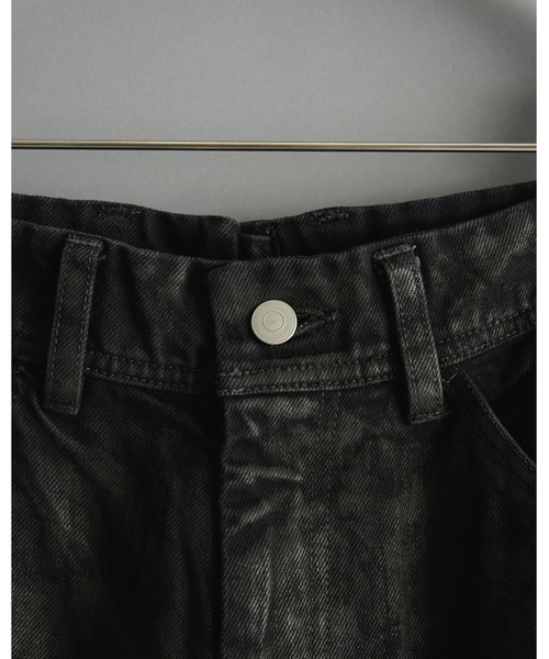 ジーンズ 別注Black Denim Back Adjust PT/hand Painted メンズの画像