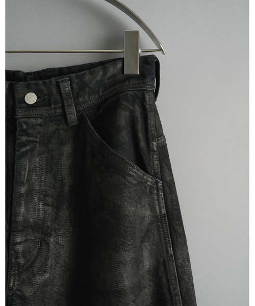ジーンズ 別注Black Denim Back Adjust PT/hand Painted メンズの画像