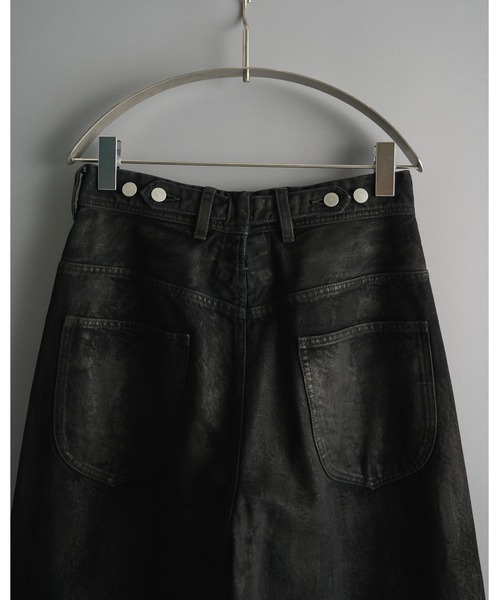 ジーンズ 別注Black Denim Back Adjust PT/hand Painted メンズの画像