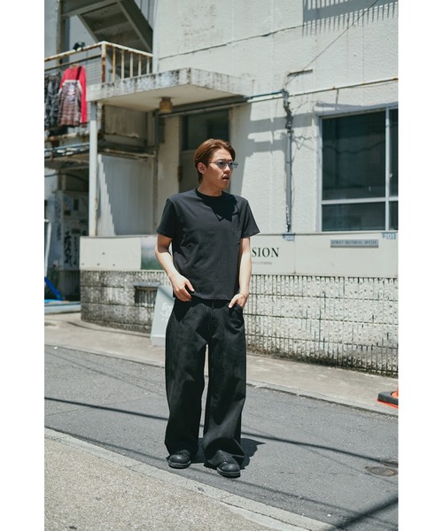 ジーンズ 別注Black Denim Back Adjust PT/hand Painted メンズの画像