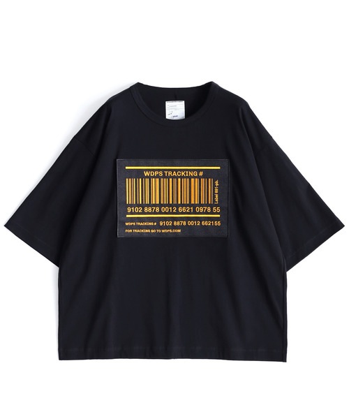 「SHAREEF」 半袖Tシャツ 3 ブラック メンズ_画像6