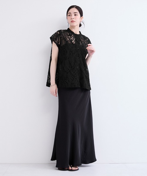 le cercle ADAM ET ROPE' ブラウス シャツ バテンレースブラウス