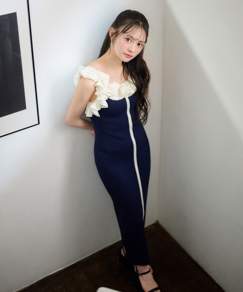 rienda（リエンダ） ワンピース 「AKB48 伊藤百花さん着用」フリル