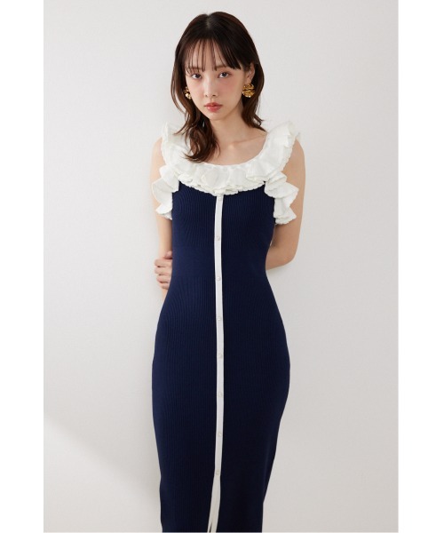 rienda（リエンダ） ワンピース 「AKB48 伊藤百花さん着用」フリル
