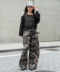 ワイドパンツ スウェットパンツ ジャージ WE...の詳細画像3