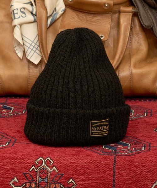 Mr.FATMAN ミリタリーウォッチキャップ ダークブラウン Mr.FATMAN キャップ 帽子 DOCKER WATCH CAP メンズ : ZOZOTOWN Yahoo