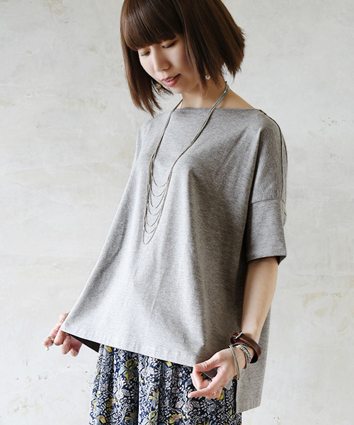 and it_（アンドイット） tシャツ もちもちストレッチビッグシルエット