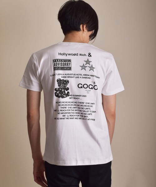 Tシャツ Tシャツ Vibgyor Select エンドロール風セレブプリントsst Fl Zozotown Paypayモール店 通販 Paypayモール