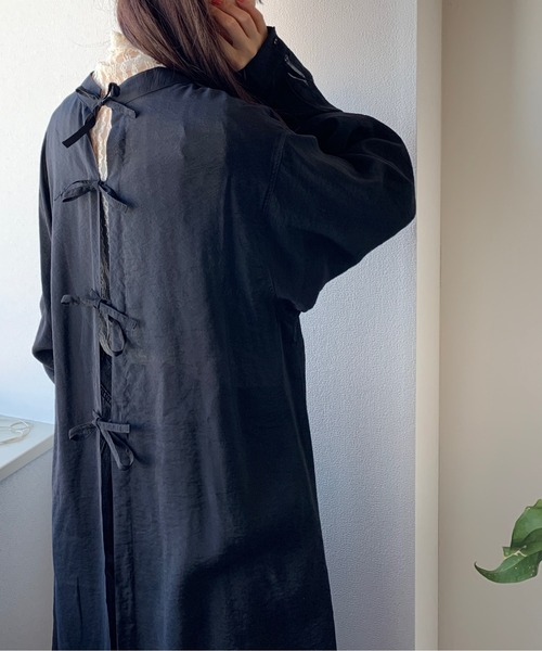 ワンピース Publux パブリュクス シアーバックリボンシャツワンピース Zozotown Paypayモール店 通販 Paypayモール