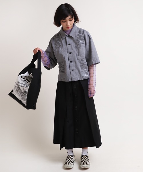 RNA（アールエヌエー） スカート G1009 セミラップロングスカート