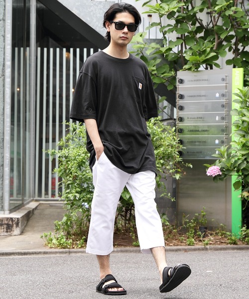8 チノパン ツイルコットンクロップドパンツ メンズ レディース