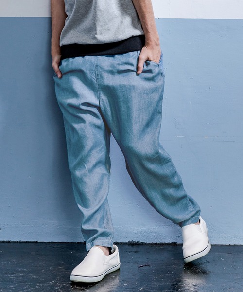 人気SALE本物保証 パンツ mp8923-Tencel Chambray Easy Balloon Silhouette Pants パンツ ZOZOTOWN PayPayモール店 - 通販 - PayPayモール 全国無料限定SALE