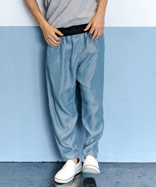 人気SALE本物保証 パンツ mp8923-Tencel Chambray Easy Balloon Silhouette Pants パンツ ZOZOTOWN PayPayモール店 - 通販 - PayPayモール 全国無料限定SALE