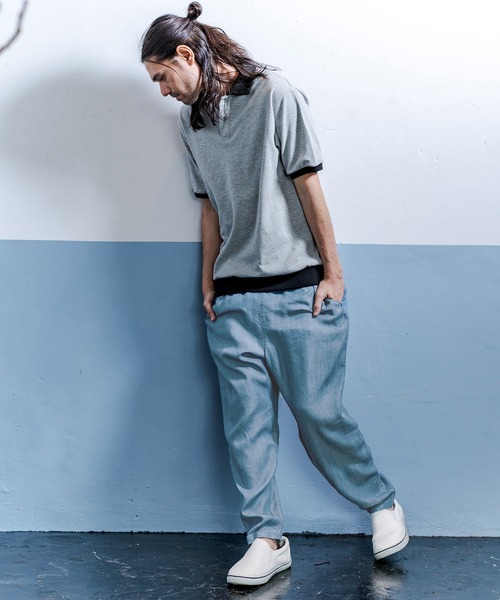 人気SALE本物保証 パンツ mp8923-Tencel Chambray Easy Balloon Silhouette Pants パンツ ZOZOTOWN PayPayモール店 - 通販 - PayPayモール 全国無料限定SALE