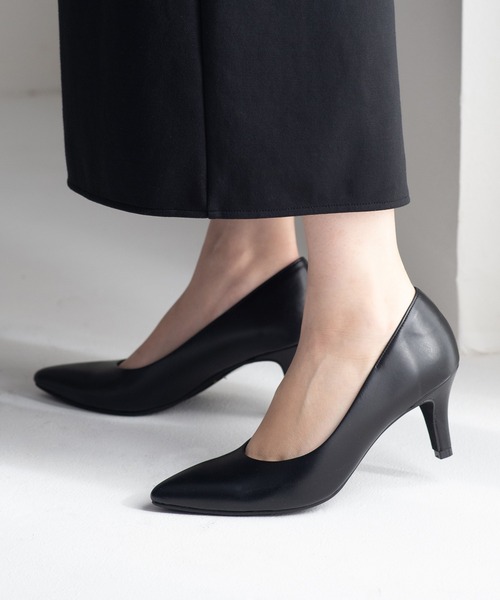 ジェリービーンズ レディース パンプス 靴 シューズ オフィス 仕事 通勤 ポインテッドトゥ 日本製 メイドインジャパン シンプル 歩きやすい ブラック 黒 ベージュ 送料無料 style JELLY BEANS SJB-1000 JELLY BEANS（ジェリービーンズ） パンプス ポインテッドヒール