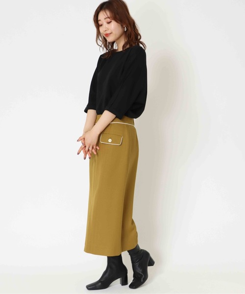 定番人気 スカート ヘリンボーン・パイピング×ボックスプリーツタイトスカート ZOZOTOWN PayPayモール店 - 通販 - PayPayモール 特価好評