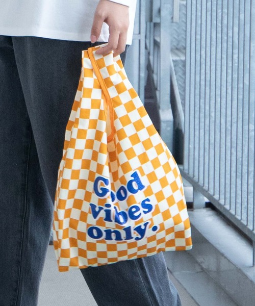 トートバッグ バッグ WEGO/チェッカーロゴマルシェバッグ|ZOZOTOWN PayPayモール店|03