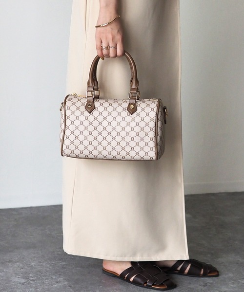 ロエベ　リバースモノグラムミニボストンバッグ Yahoo!オークション - 訳あり LOEWE ロエベ リバース モノグラム ミニ