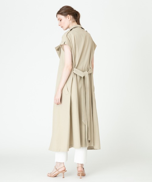 allureville トレンチコート コート MANTECOソフトギャバジレ