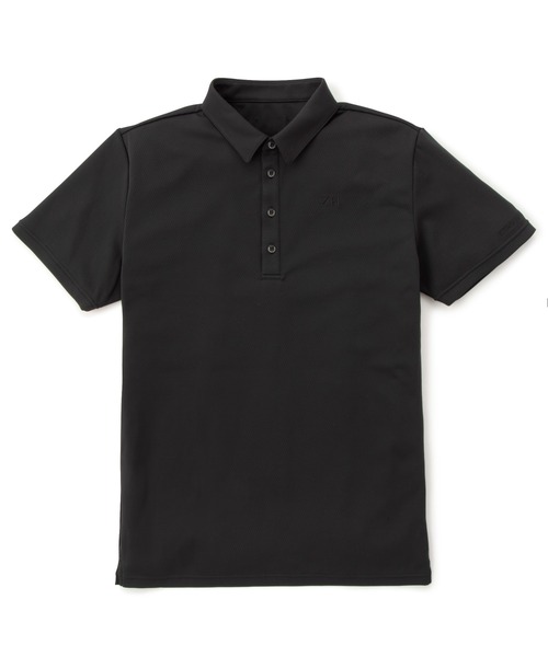 ゼロハリバートン] ゴルフウェア ポロシャツ ［着心地］ジップモック